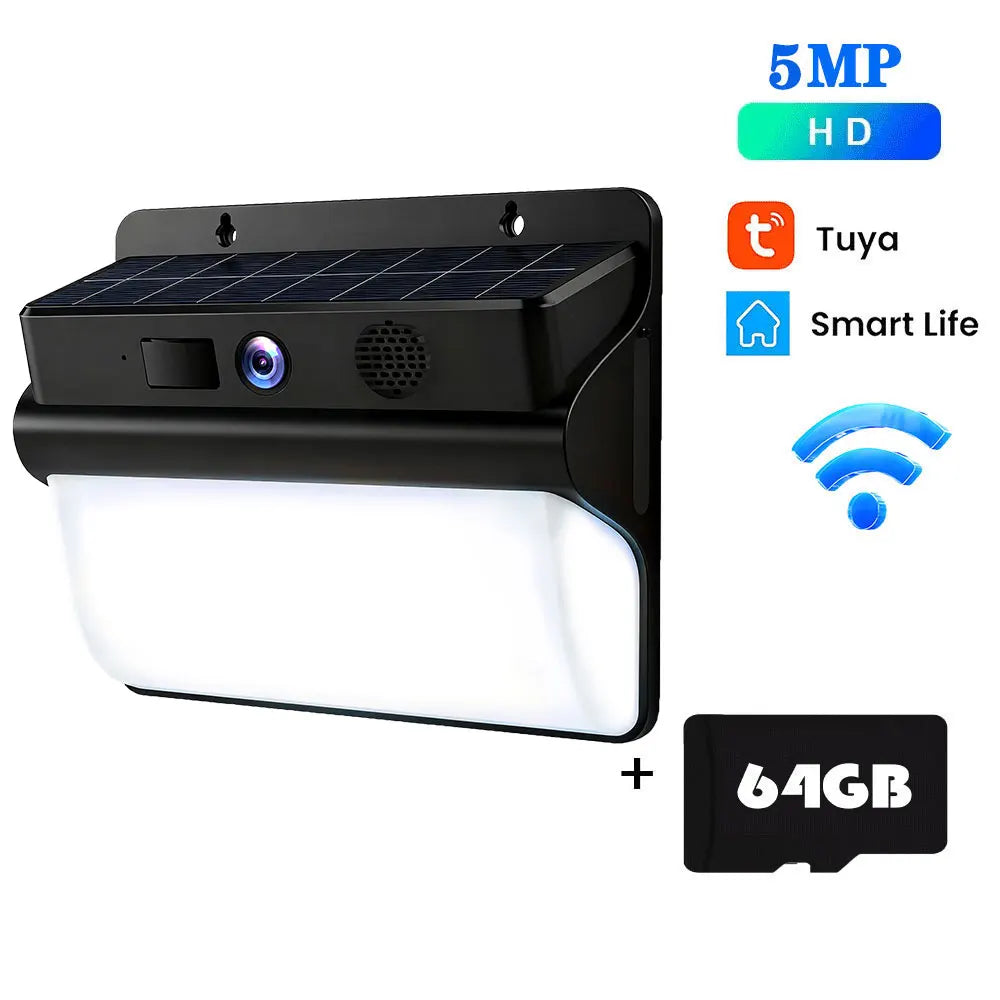 2K solar camera with Wi-Fi, battery & color night vision