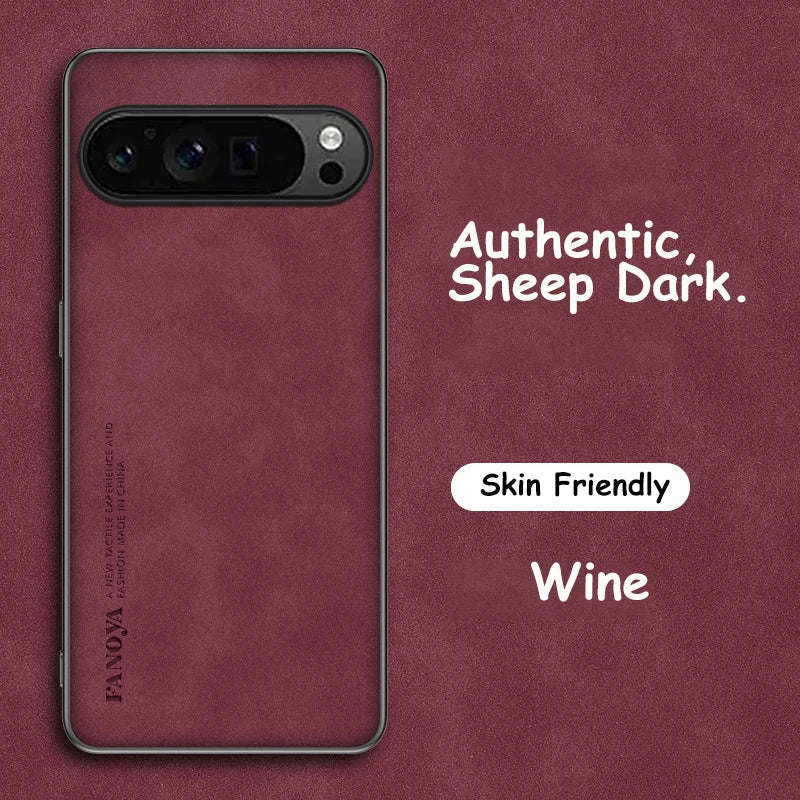 Stoßfeste PU-Lederhülle für Pixel