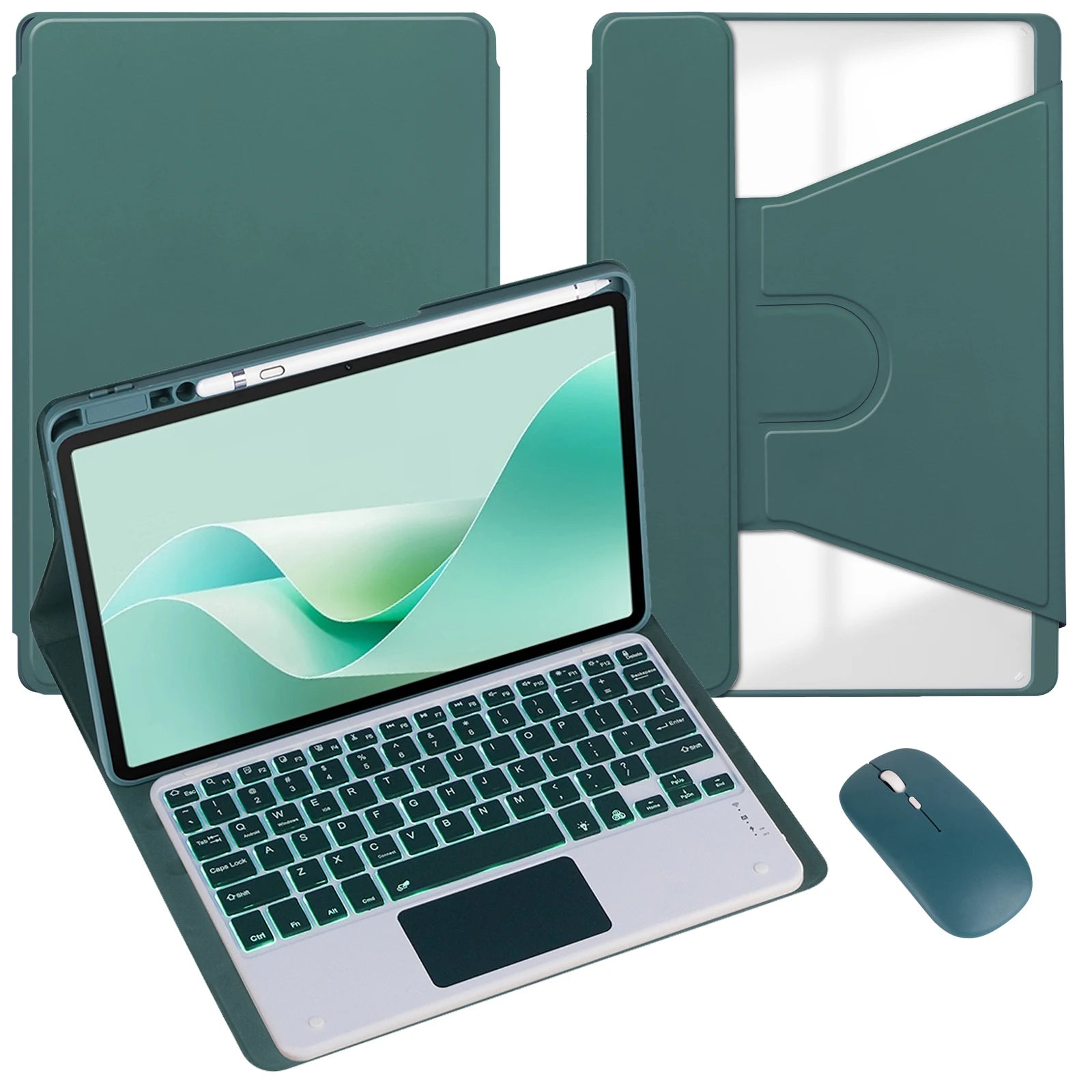 360° Drehbare Hülle mit Tastatur iPad Air Pro