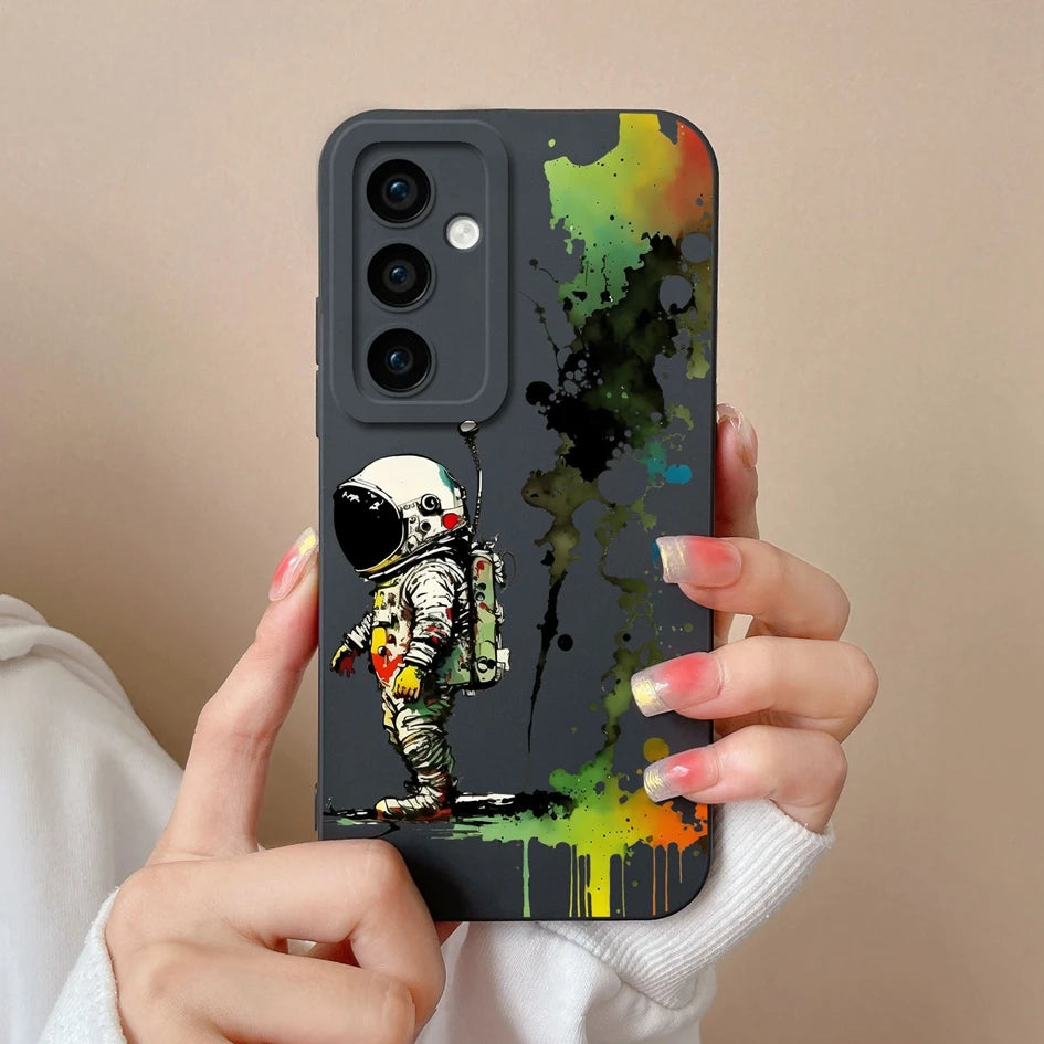 Leopardenmuster Silikonhülle mit Kameraschutz