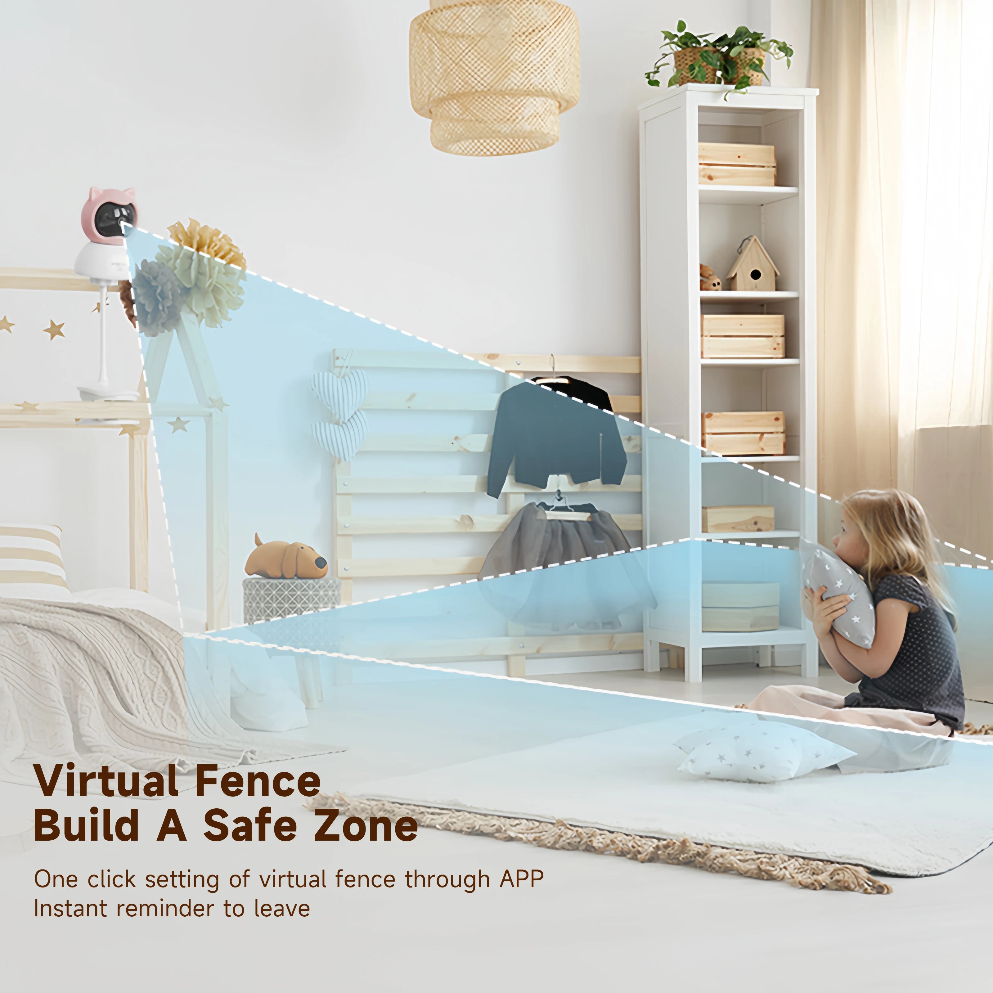 4MP WiFi Baby Monitor Kamera mit Zwei-Wege-Audio