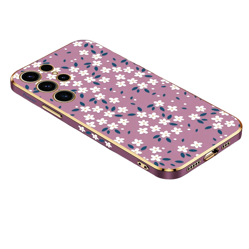 Stylische Blüten Hülle für Samsung Galaxy S25 Ultra