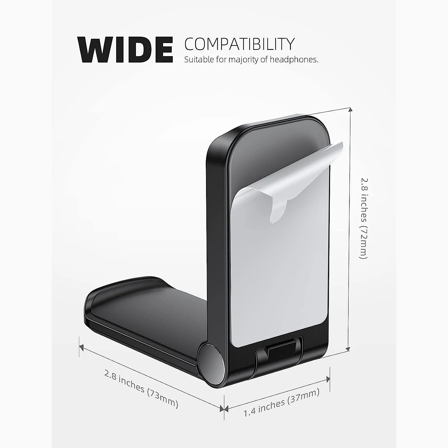 Faltbarer hängender Kopfhörerhalter für Büro und Zuhause