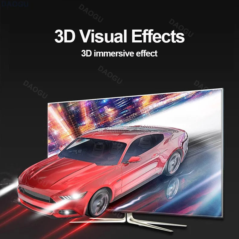 48Gbps HDMI 2.1 Kabel 8K 60Hz 4K 120Hz HDR 3D 1-5m