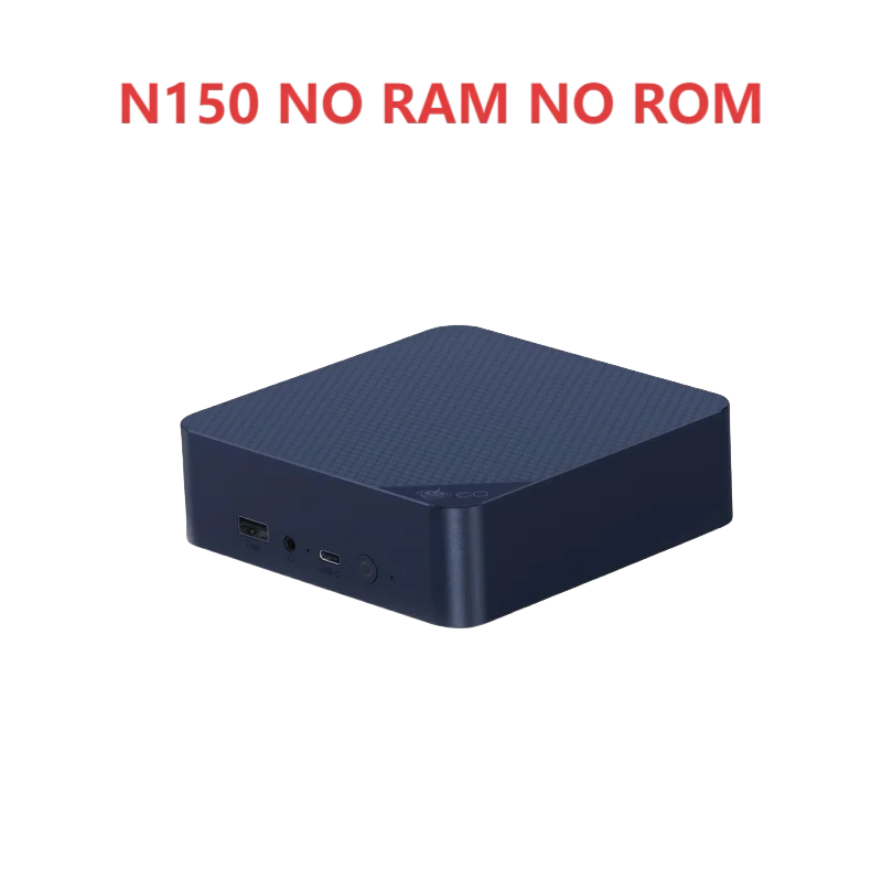 EQ14 Twin Lake N150 Mini PC 16GB 500GB WiFi6 Dual LAN