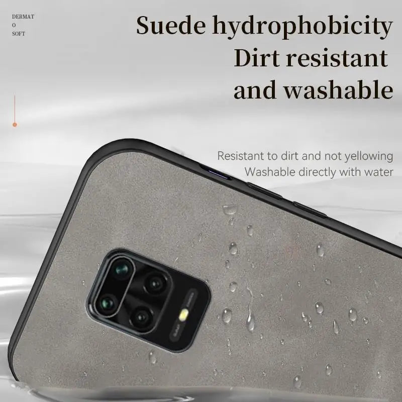 Luxus Schafsleder Hülle für Redmi Note 9