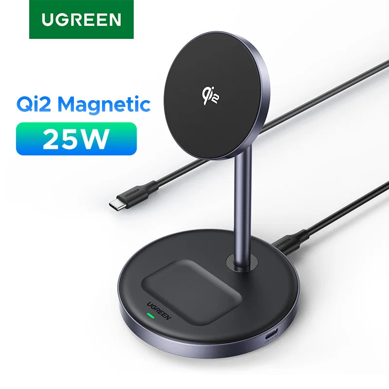 20W Magnetische 2-in-1 Ladestation Schnell