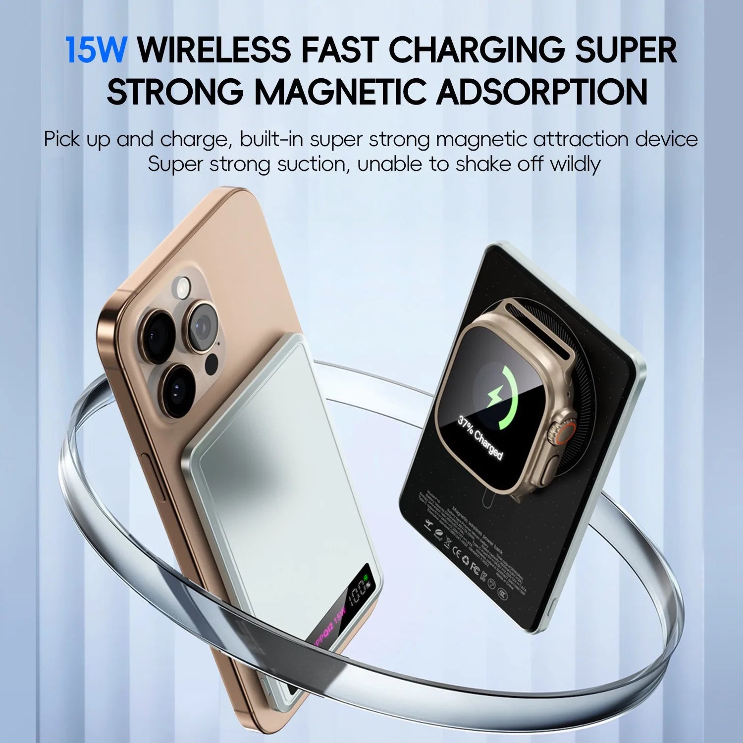 Batterie externe sans fil Magsafe 5000 mAh