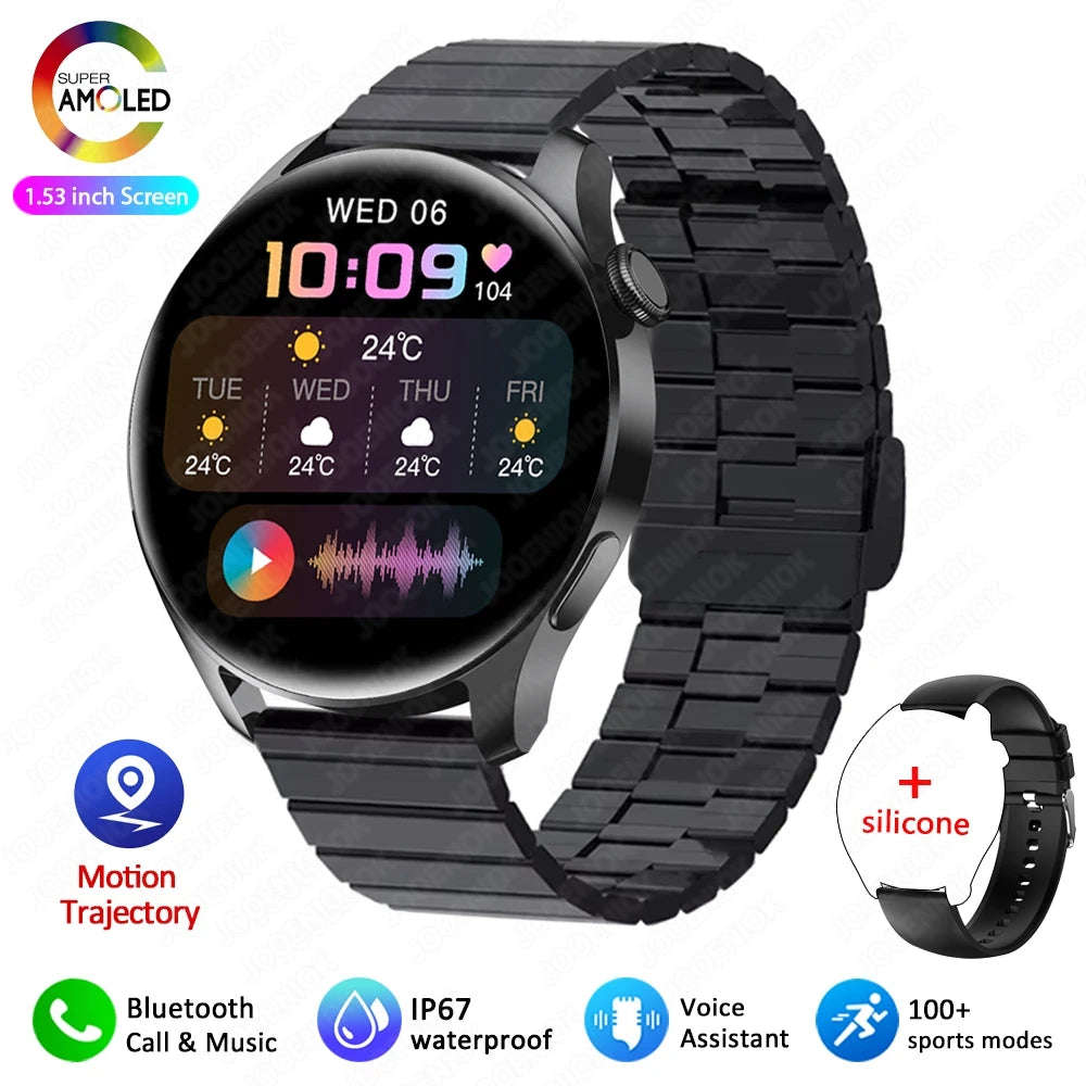 GT 2025 Smartwatch Herren GPS AMOLED IP68