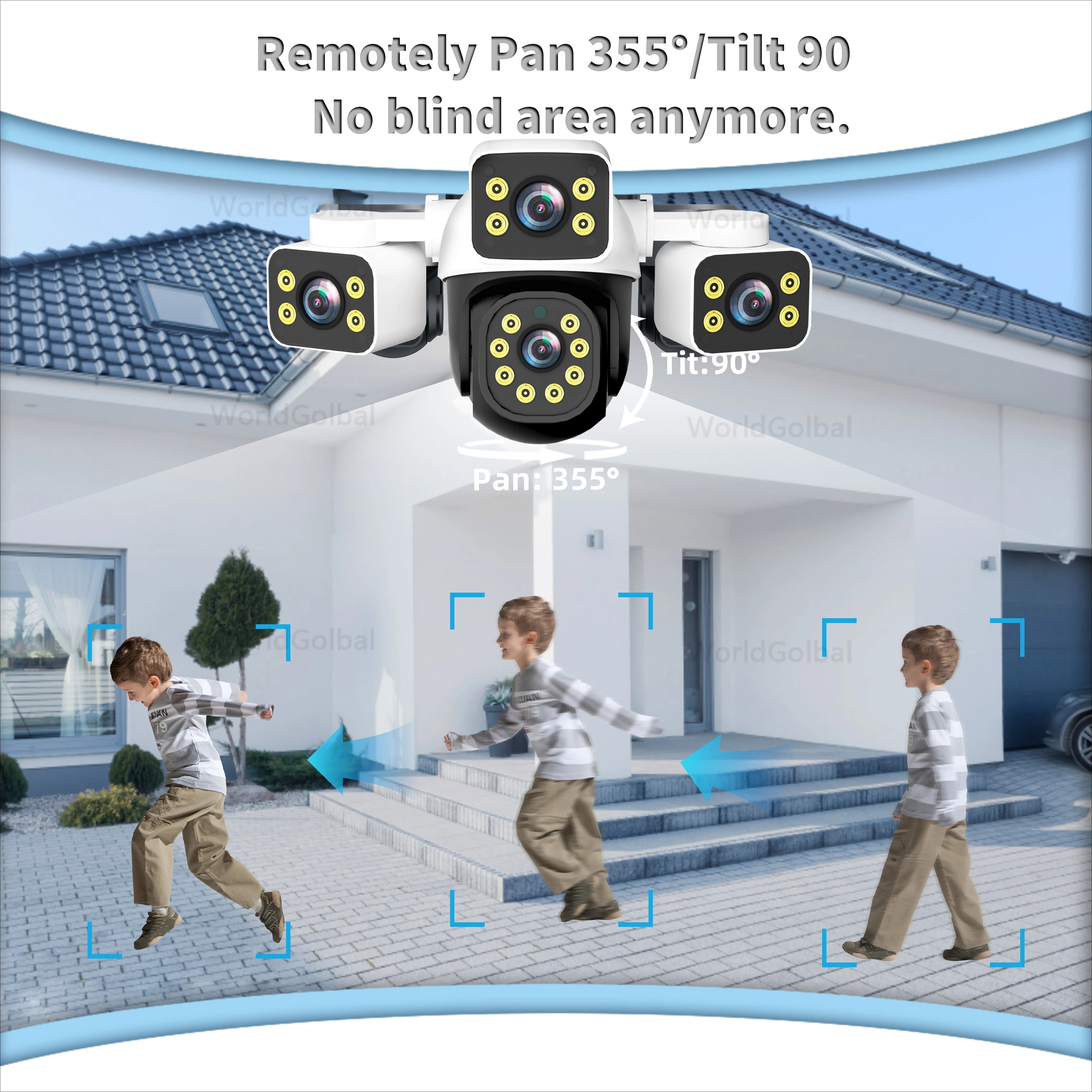 15MP Drei Objektiv IP Kamera mit Auto Tracking