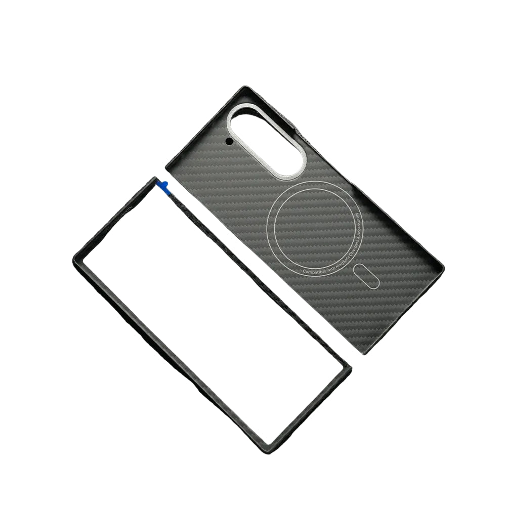Echtes Fiber Magnet Case für Galaxy Z Fold 7/6 S25