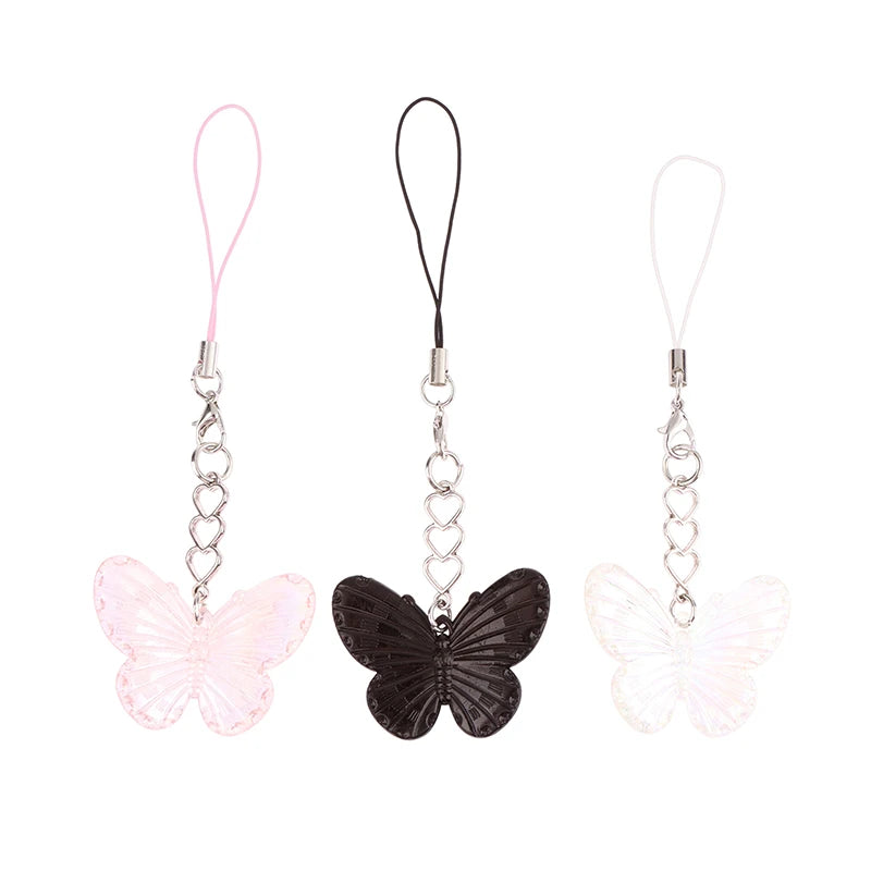 Bunter Schmetterling Handy-Lanyard mit Anhänger