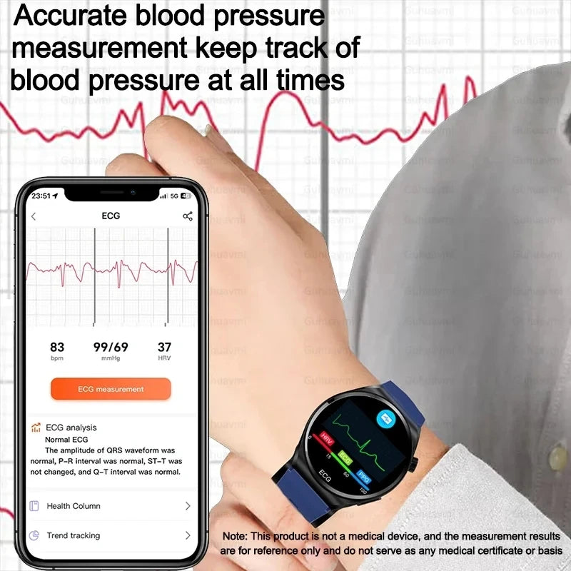 Präzise Gesundheits-Smartwatch Blutdruck & Herzfrequenz
