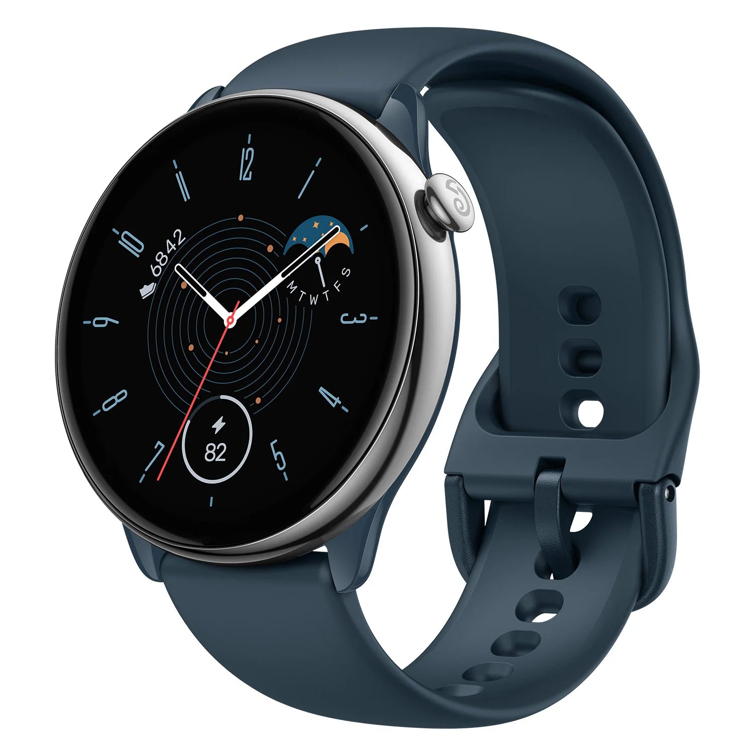 Kompakte 43mm Smartwatch mit 120 Sportmodi & Sensoren