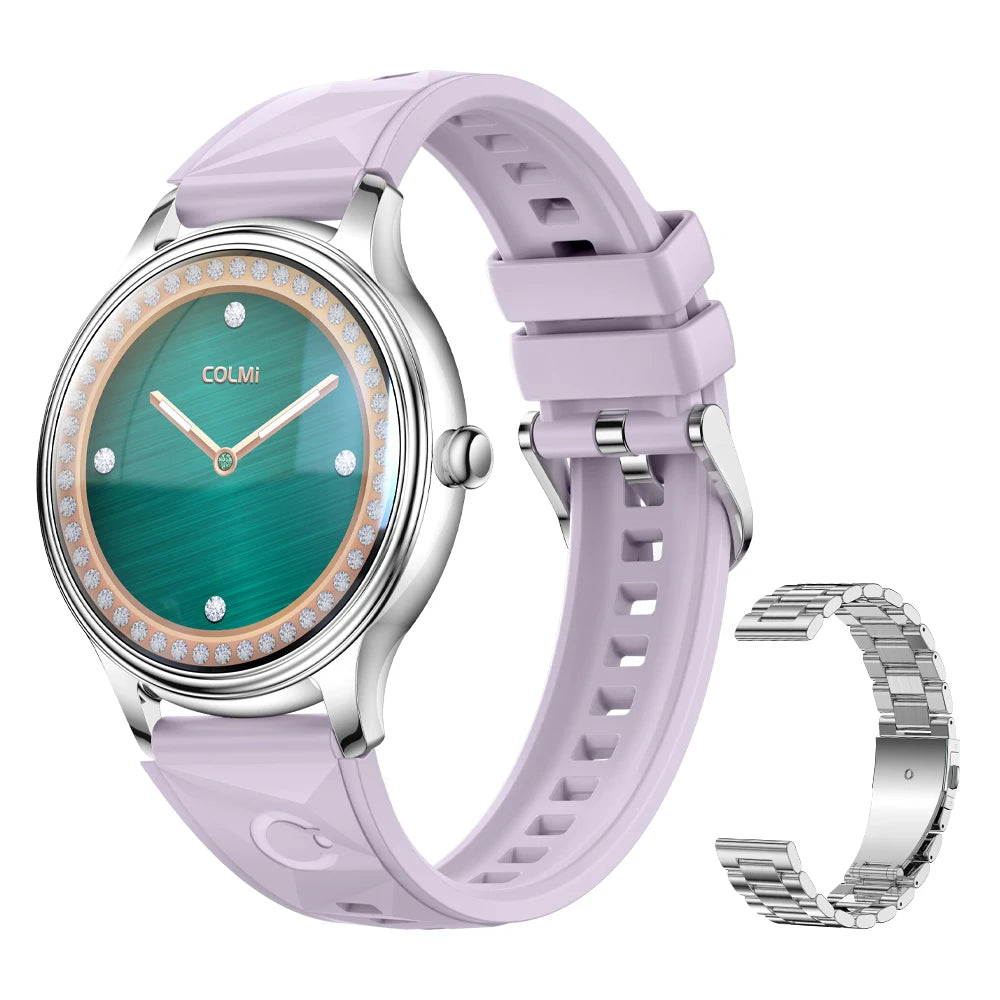 Ultradünne Smartwatch 1,32" AMOLED Damen Gesundheit