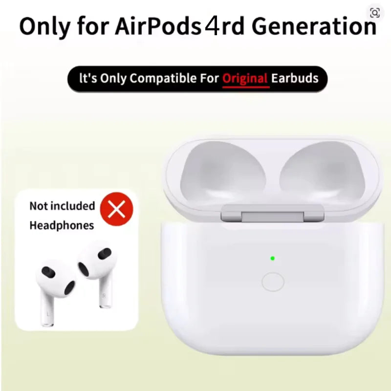 Drahtlose AirPods Ladehülle Ersatzbox mit Pairing