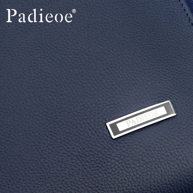 Padieoe Luxus Echtleder Herren Laptop Tasche