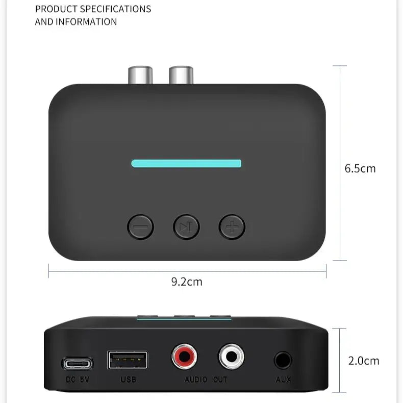 USB Bluetooth 5.3 Audio Empfänger Adapter