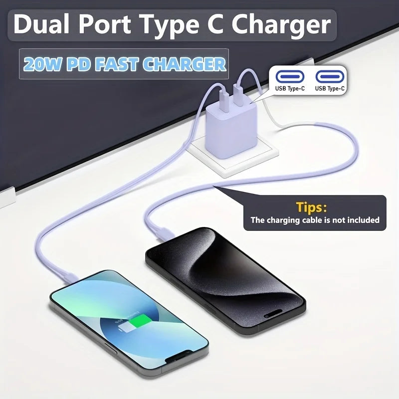 Schnellladegerät Dual-Port 20W+20W