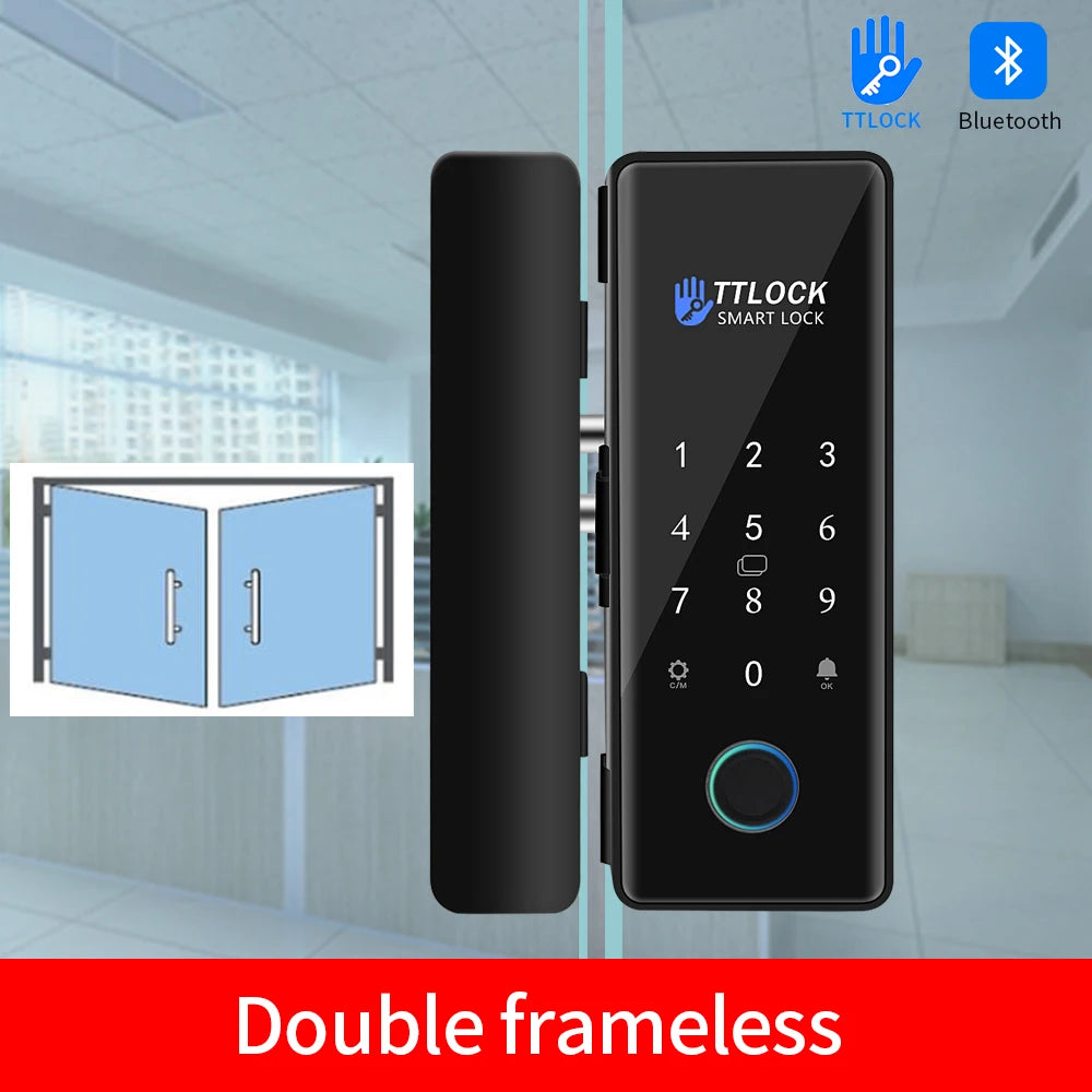 Smart Glas Türschloss mit TTLock App & G2 Gateway