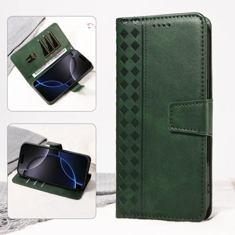 Magnetische Leder-Wallet Hülle für Google Pixel 10