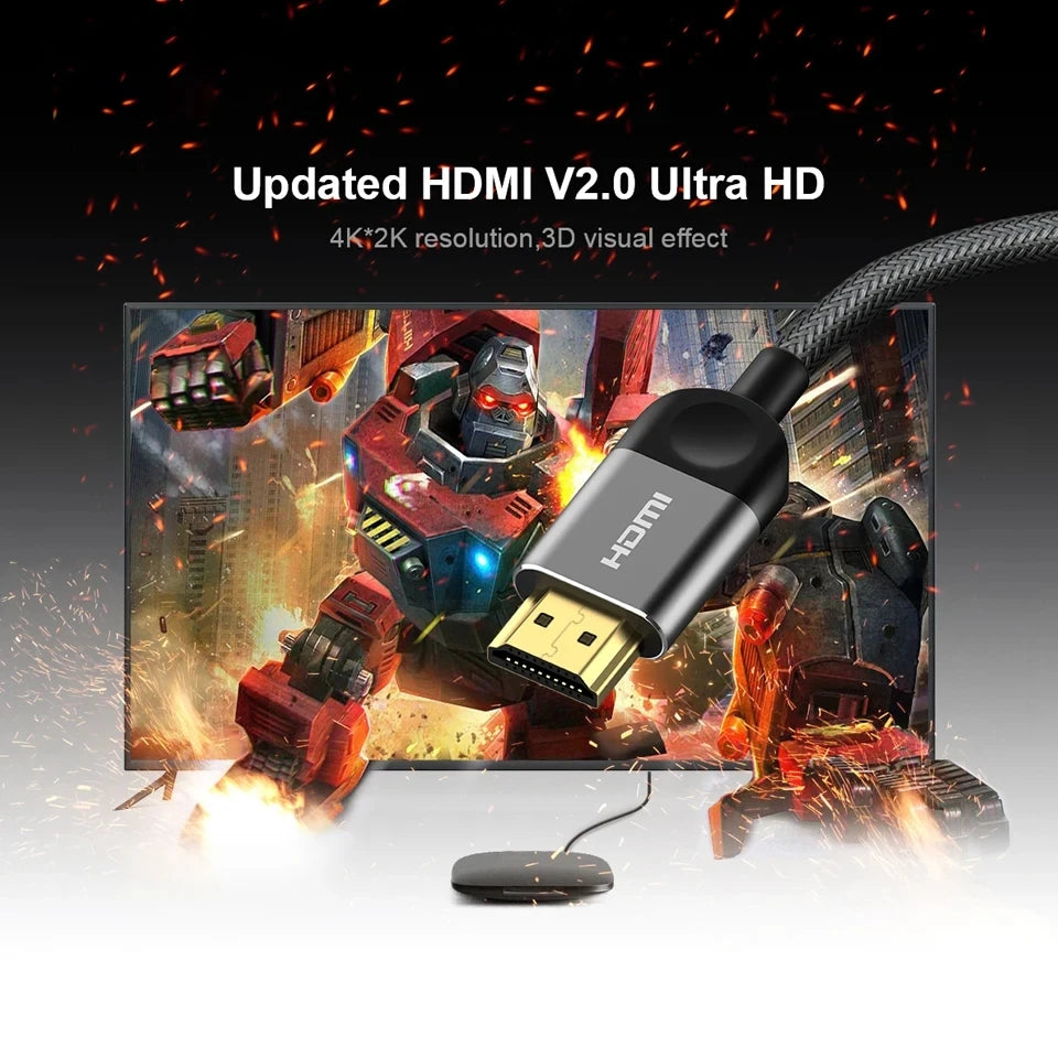 HDMI 2.0 Kabel 4K für TV, Konsole, Projektor