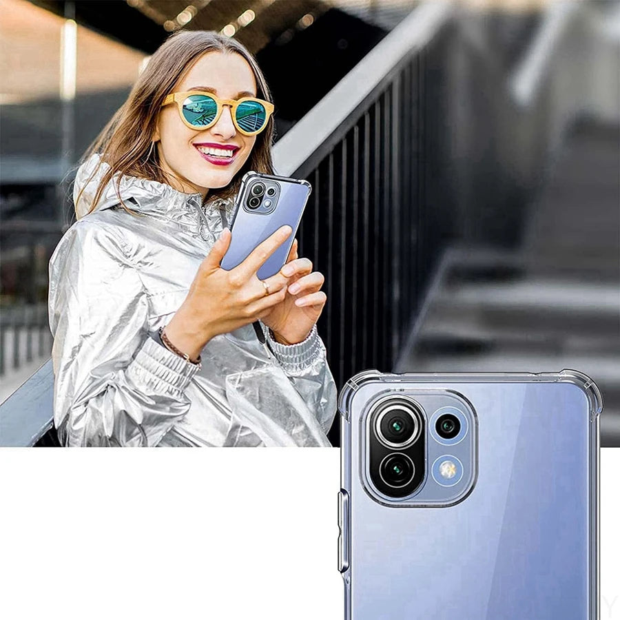 Shockproof silicone case for Xiaomi models