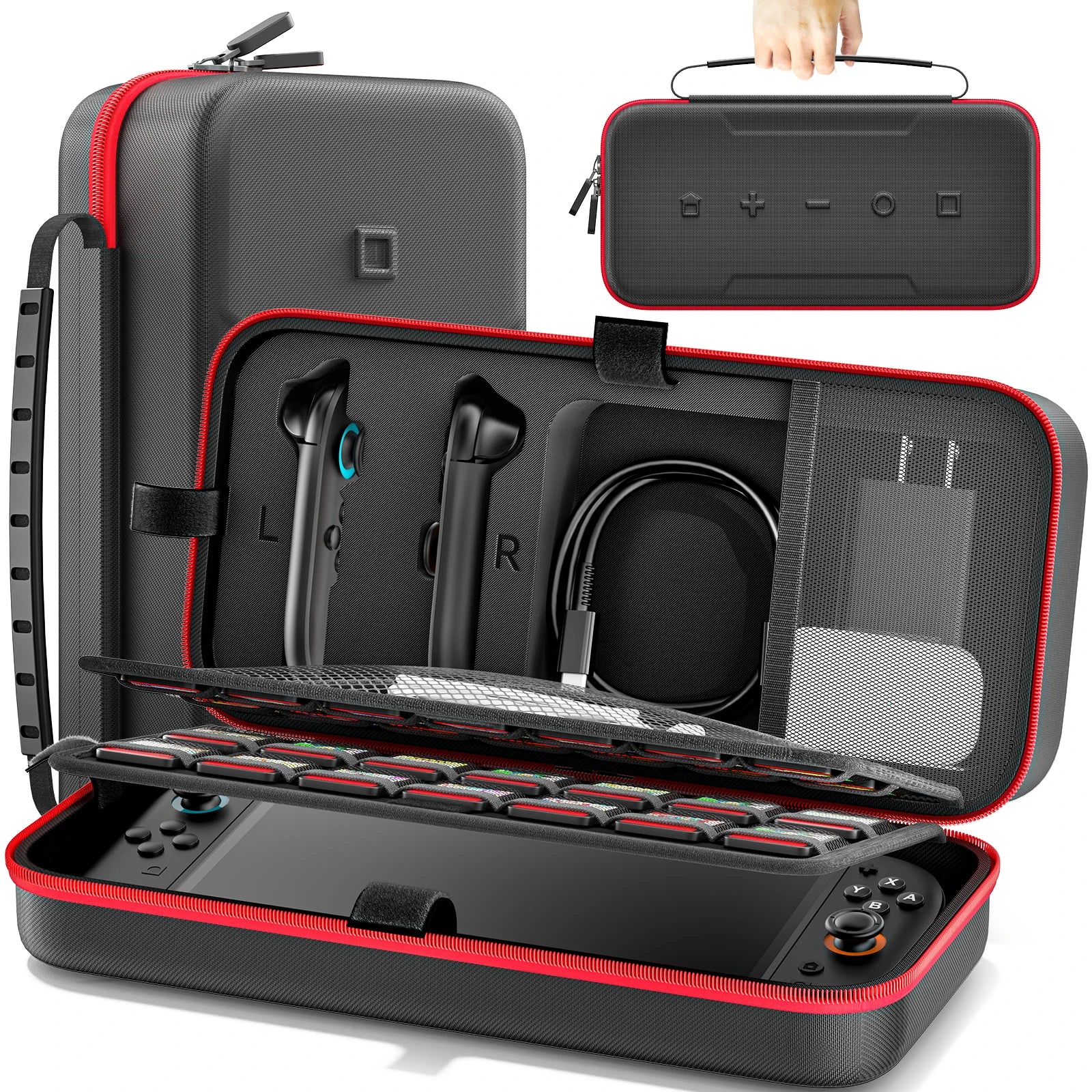 Hardcase Tasche für Nintendo Switch – Schutz & Reise für Switch 2, Original & OLED