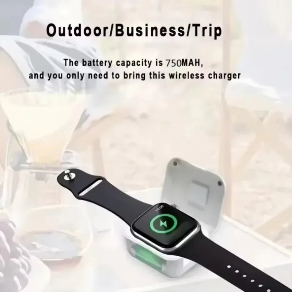 Magnetic power bank 750mAh for Apple Watch