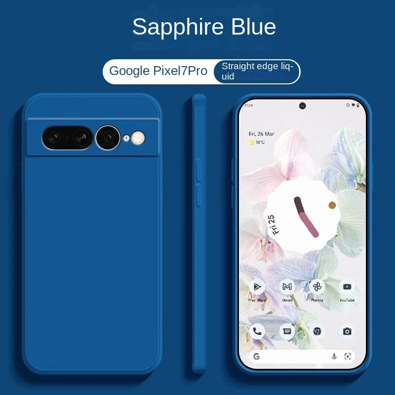 Liquid silicone case for Pixel 8A–10 Pro
