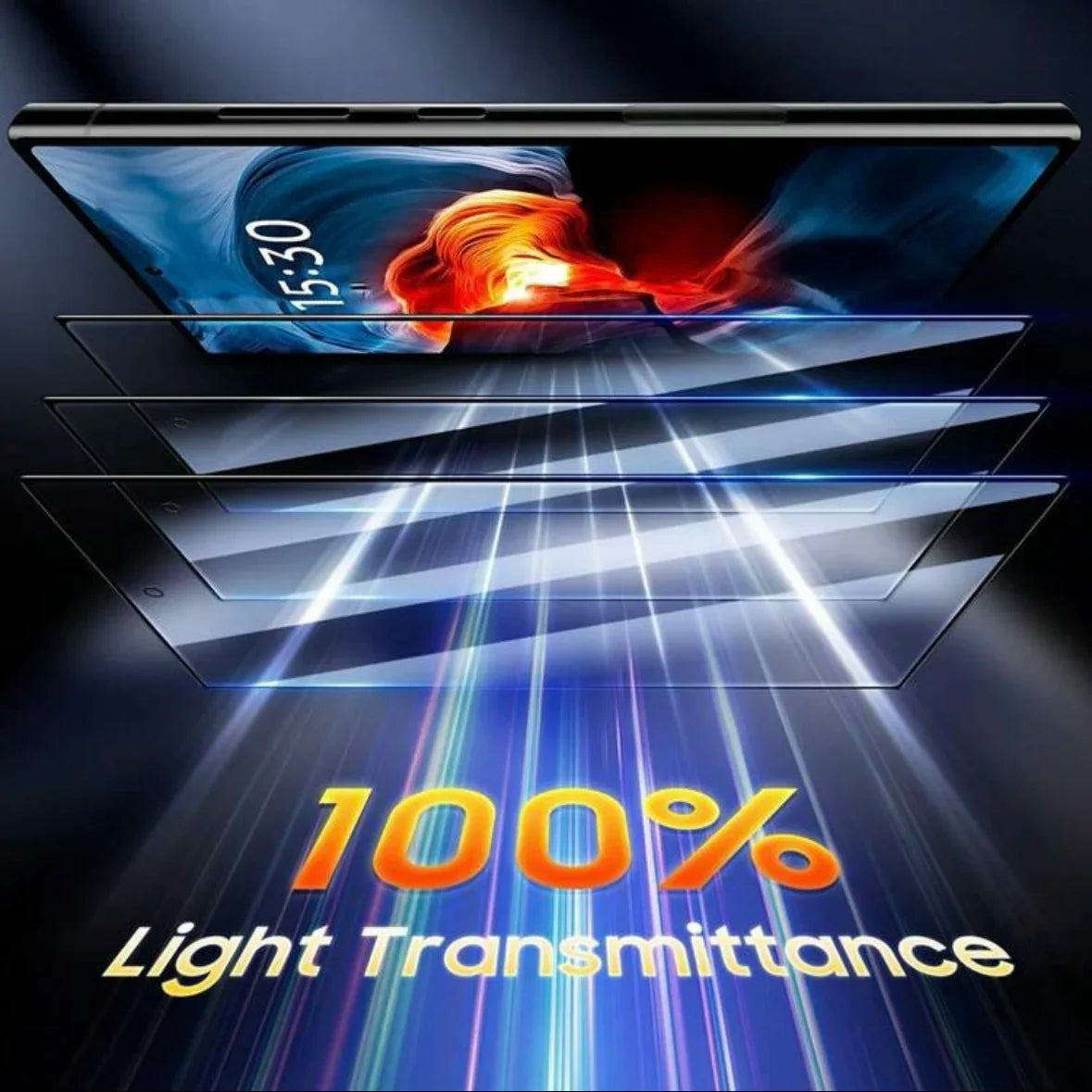 2er Set Gehärtetes Glas für Samsung Galaxy