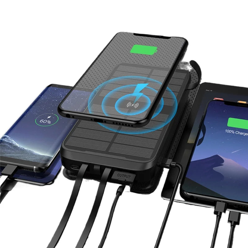 Batterie externe solaire 20 W 43 800 mAh