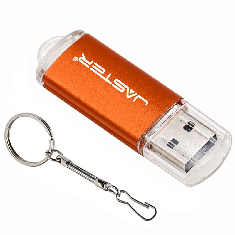 JASTER USB 2.0 Flash-Laufwerk 128M-128GB mit Anhänger