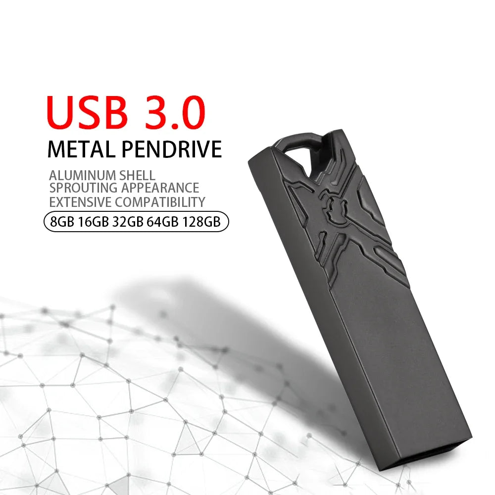 USB 3.0 Flash Drive 16-64 GB Metal