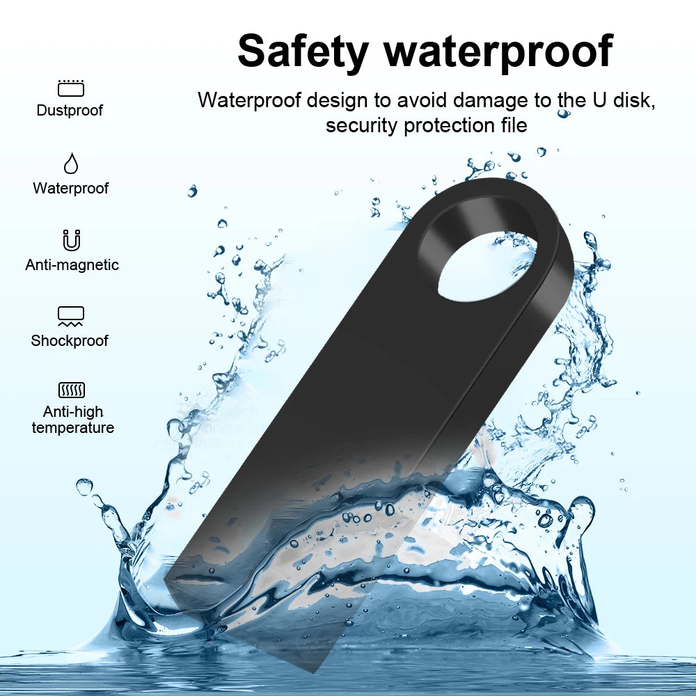 Metall USB-Stick 128GB 3.0 wasserdicht mit Logo