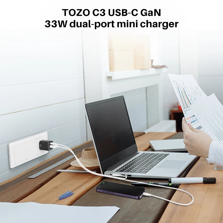 C3 USB-C 33W Schnellladegerät