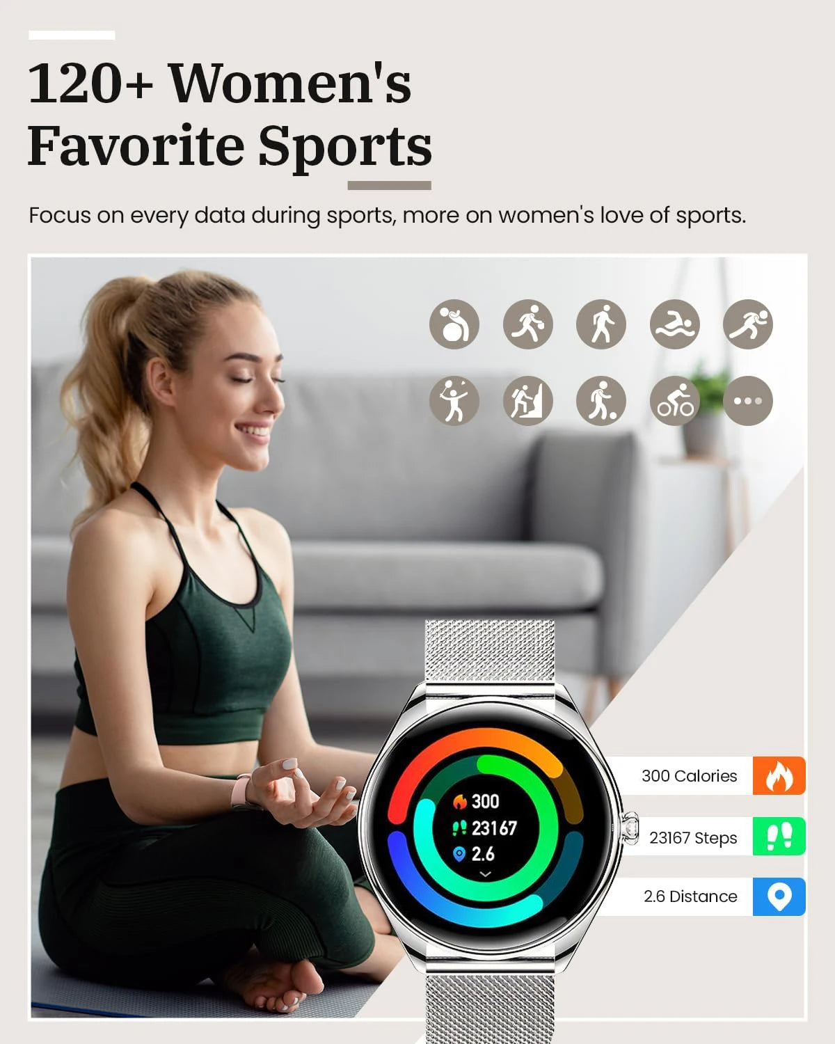 Ultra-thin smartwatch with 1.43" AMOLED HD display