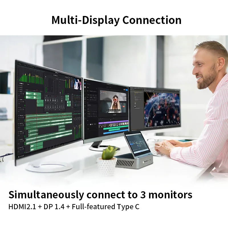 7-Zoll Mini-PC 8-Kern DDR5 2x LAN 2,5G WiFi6 BT5.2