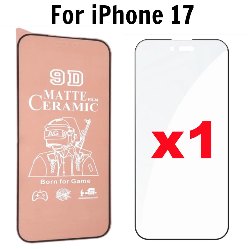 Mattes Keramik Schutzfilm für iPhone 17 Serie