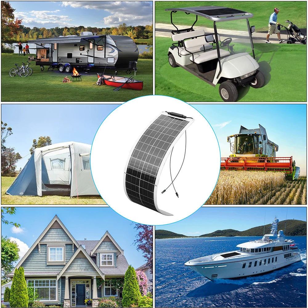 50W 12V Solarmodul Starter Kit für Wohnmobil & Camper