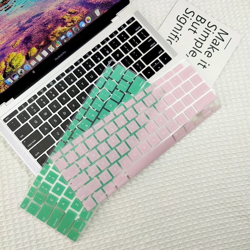 Bunte Tastaturabdeckung für MacBook