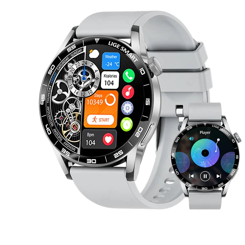 Full Touch Smartwatch mit AI Sprachassistent & Bluetooth