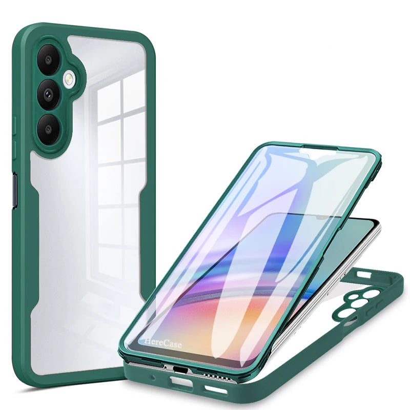360° Hülle mit Displayschutz für Galaxy A-Serie