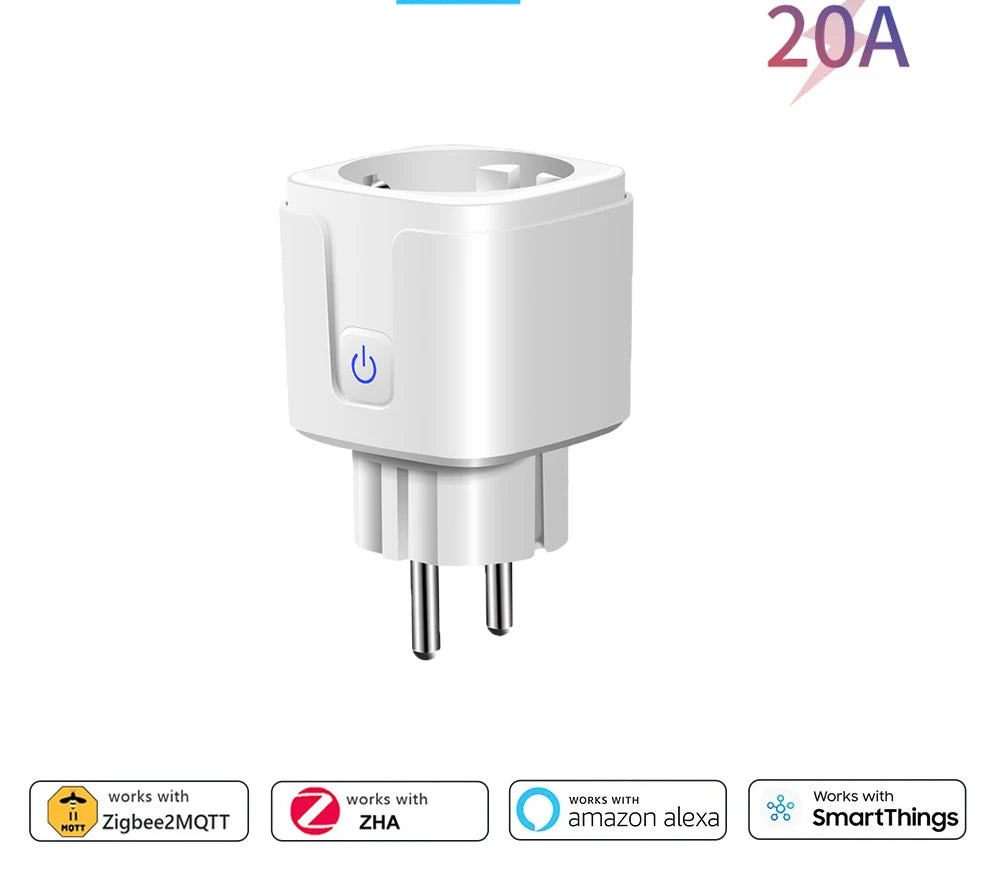 Smart Steckdose 16A/20A mit Energie-Monitor