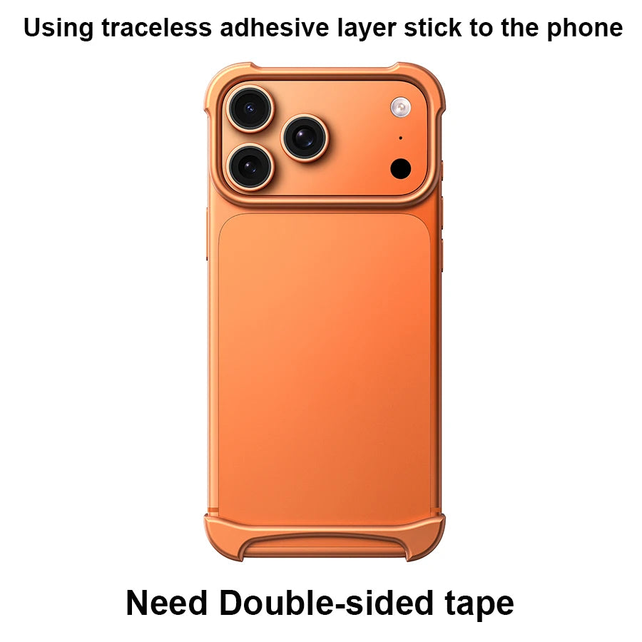 Luxus Arc Metall Bumper Hülle für iPhone 17 Pro Max