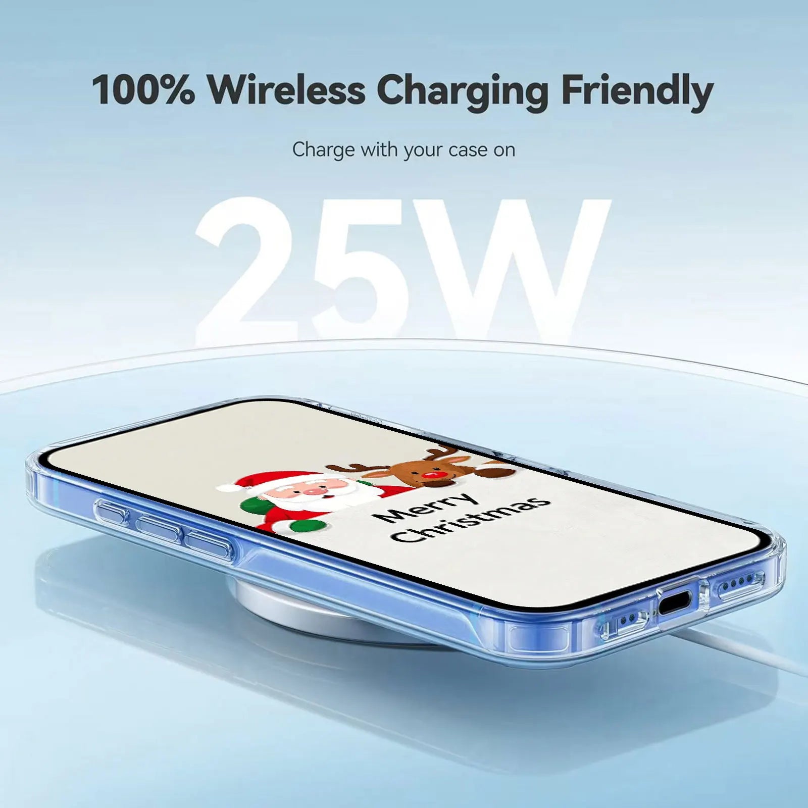 Weihnachtshülle mit Rentier und Schneemann für Google Pixel 10 9 8