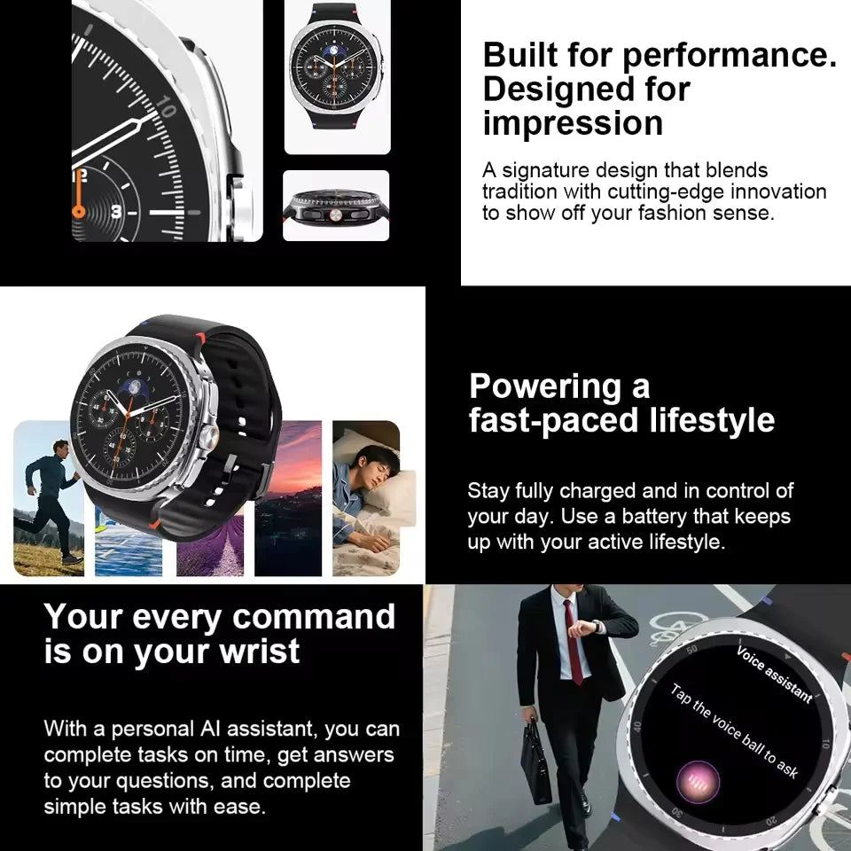 Elegant Watch 8 Smartwatch 1.43" AMOLED GPS NFC 2025