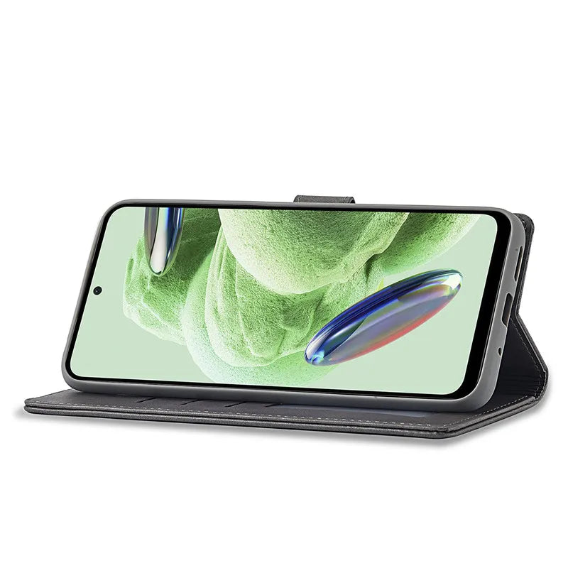 Flip Lederhülle für Redmi 12/12C/10/9 Pro