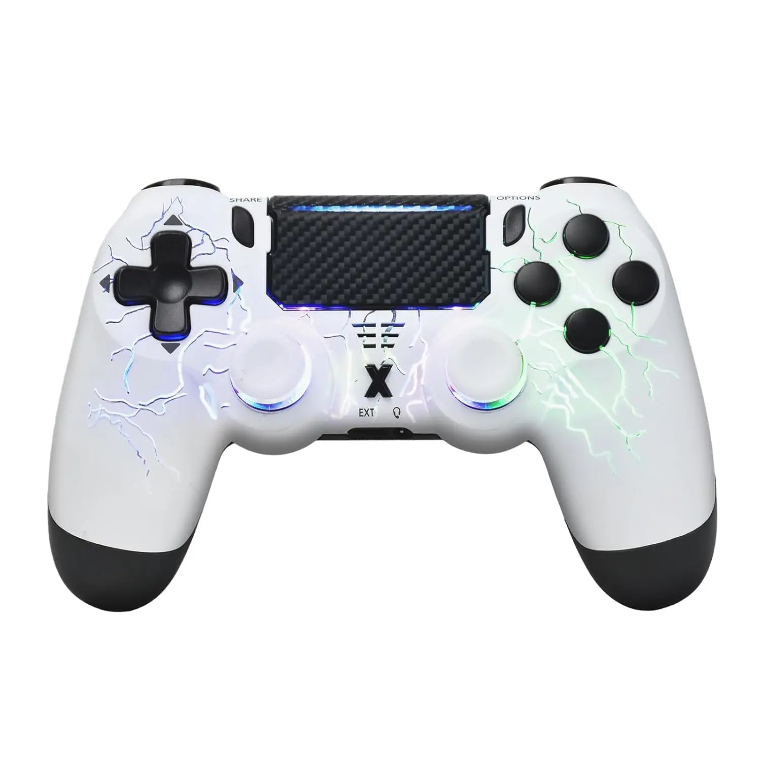 RGB Wireless Controller for PS4 & PC with Hall Joystick