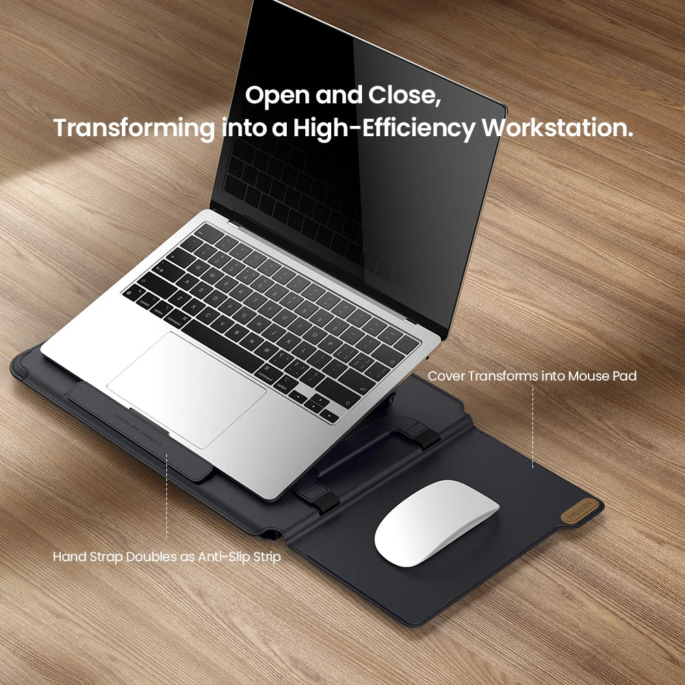 Leder-Laptop-Hülle MacBook Air & Pro 13–16 Zoll